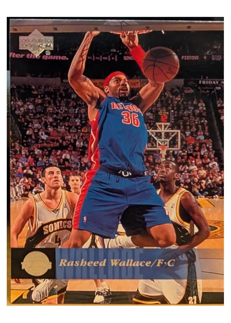 2006 Upper Deck Rasheed Wallace #55 card