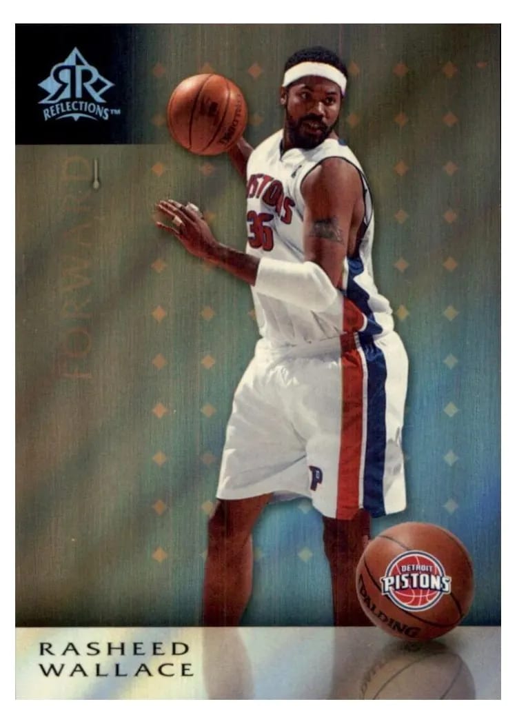 2006 Upper Deck Reflections Rasheed Wallace Copper #29 card