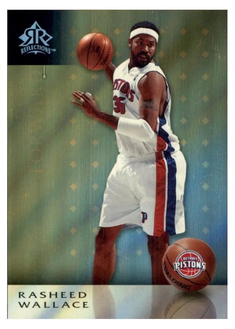 2006 Upper Deck Reflections Rasheed Wallace #29 card