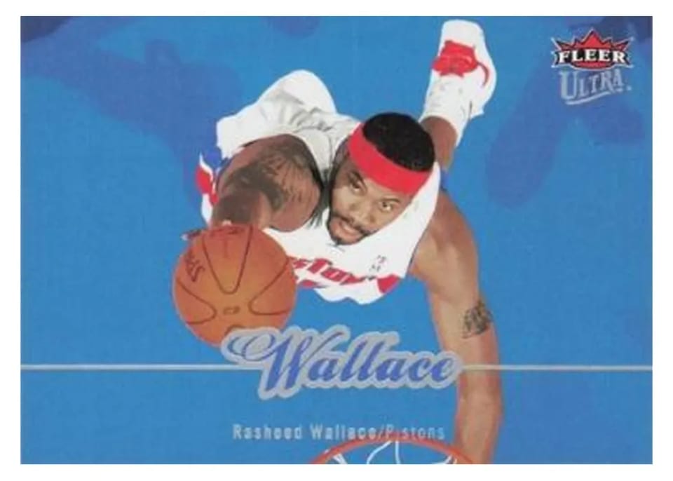 2007 Ultra Rasheed Wallace #51 card