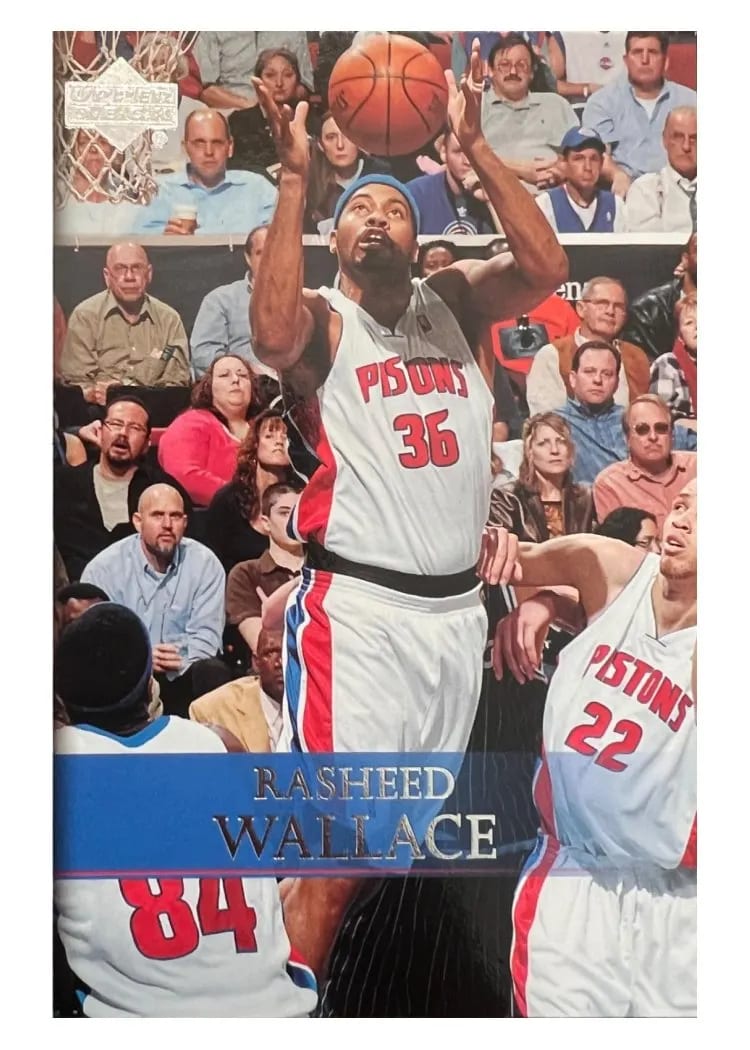 2007 Upper Deck Rasheed Wallace #129 card