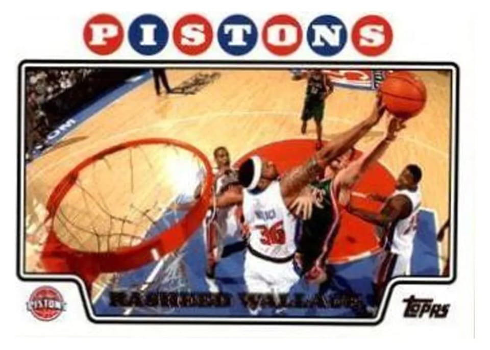 2008 Topps Rasheed Wallace #30 card