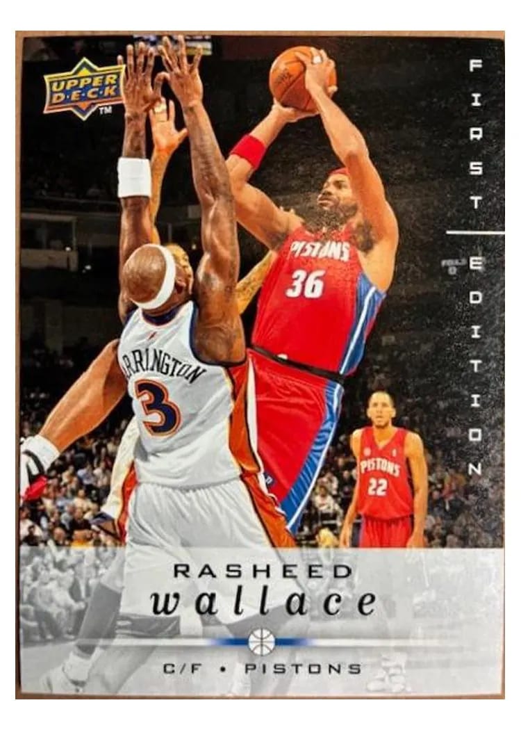 2008 Upper Deck First Edition Rasheed Wallace #50 card