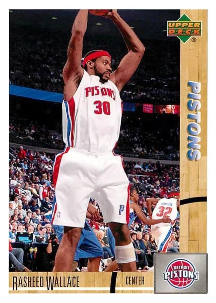 2008 Upper Deck Lineage Rasheed Wallace #25 card