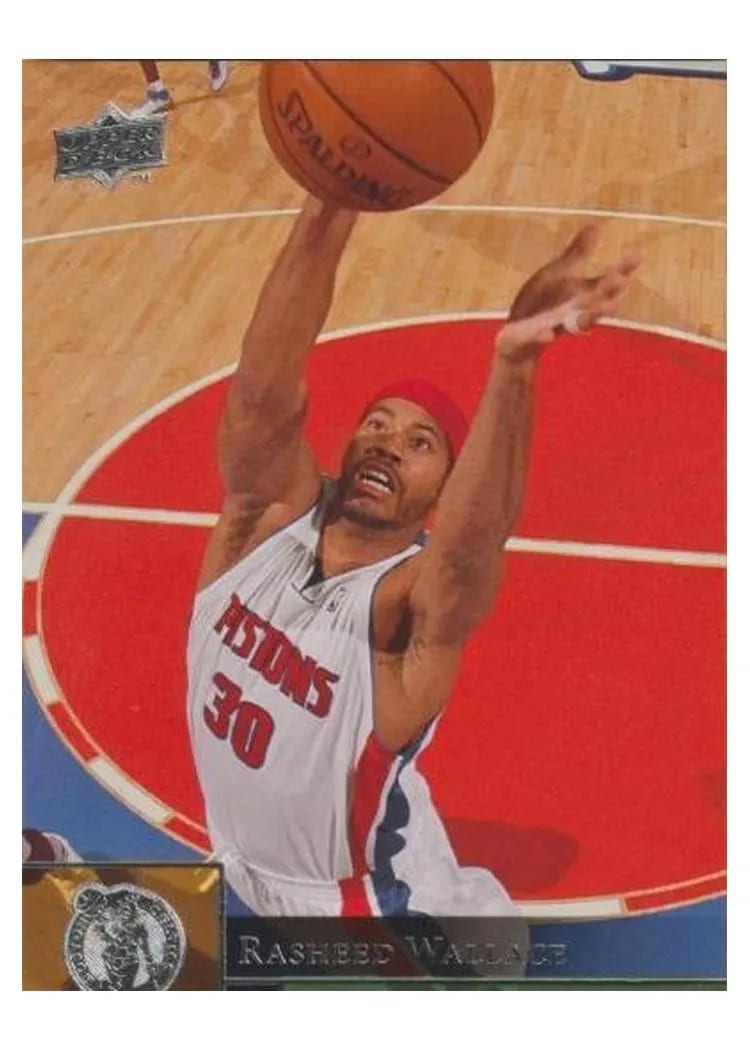 2009 Upper Deck Rasheed Wallace #52 card