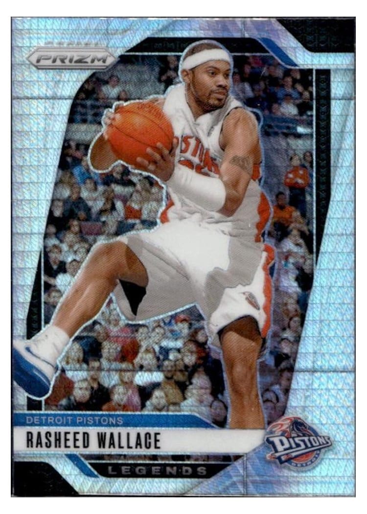 2024-25 Panini Prizm Base Set Rasheed Wallace #293 card