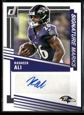 2025 Donruss Signature Marks Rasheen Ali #SM-RAI card
