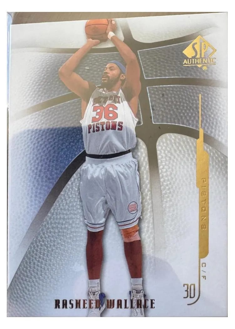 2008 SP Authentic Rashheed Wallace #95 card
