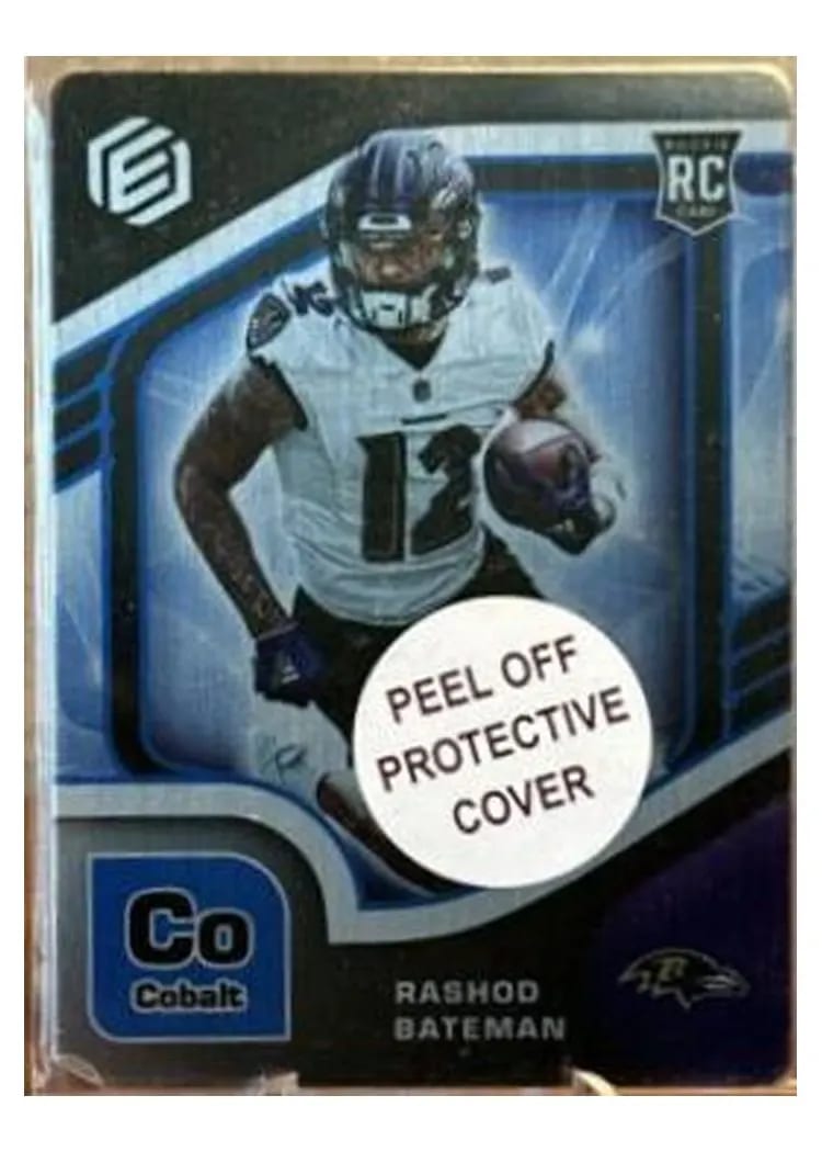 2021 Panini Elements Rashod Bateman Cobalt #90 card