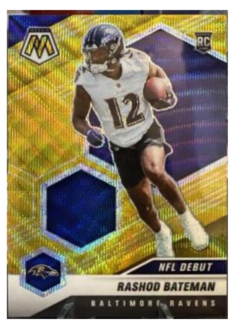 2021 Panini Mosaic Base Set Rashod Bateman #249 card