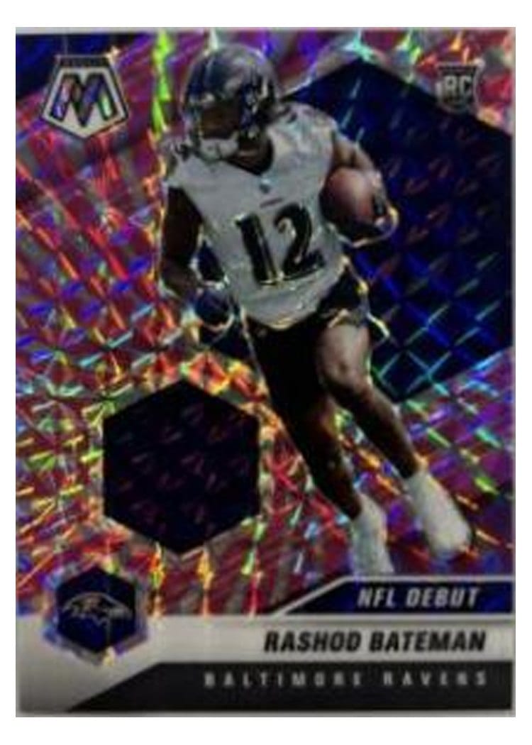 2021 Panini Mosaic Base Set Rashod Bateman #249 card
