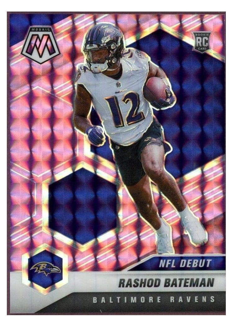 2021 Panini Mosaic Base Set Rashod Bateman #249 card