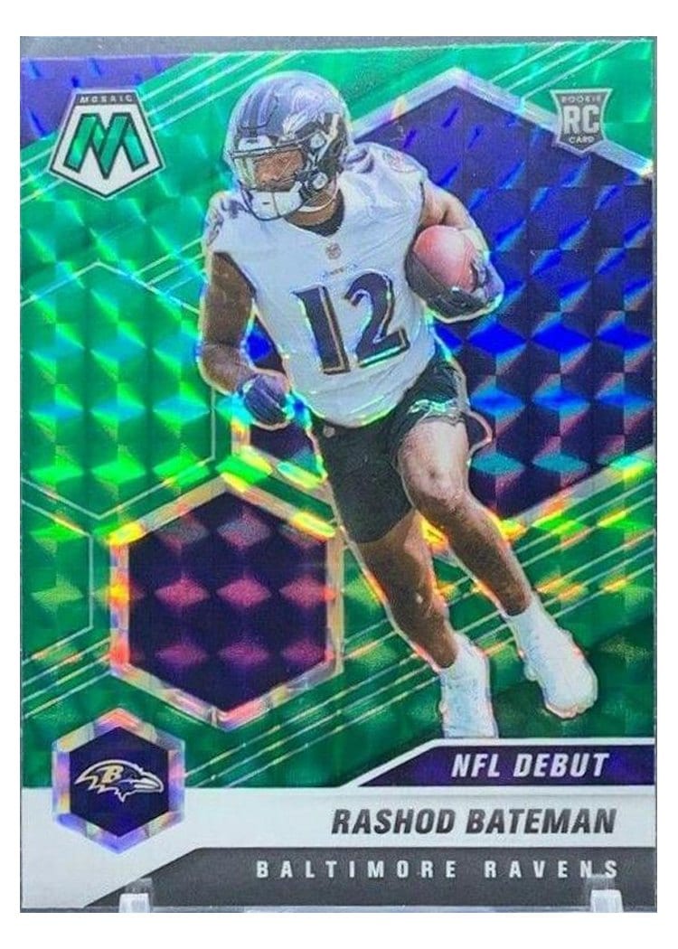 2021 Panini Mosaic Base Set Rashod Bateman #249 card