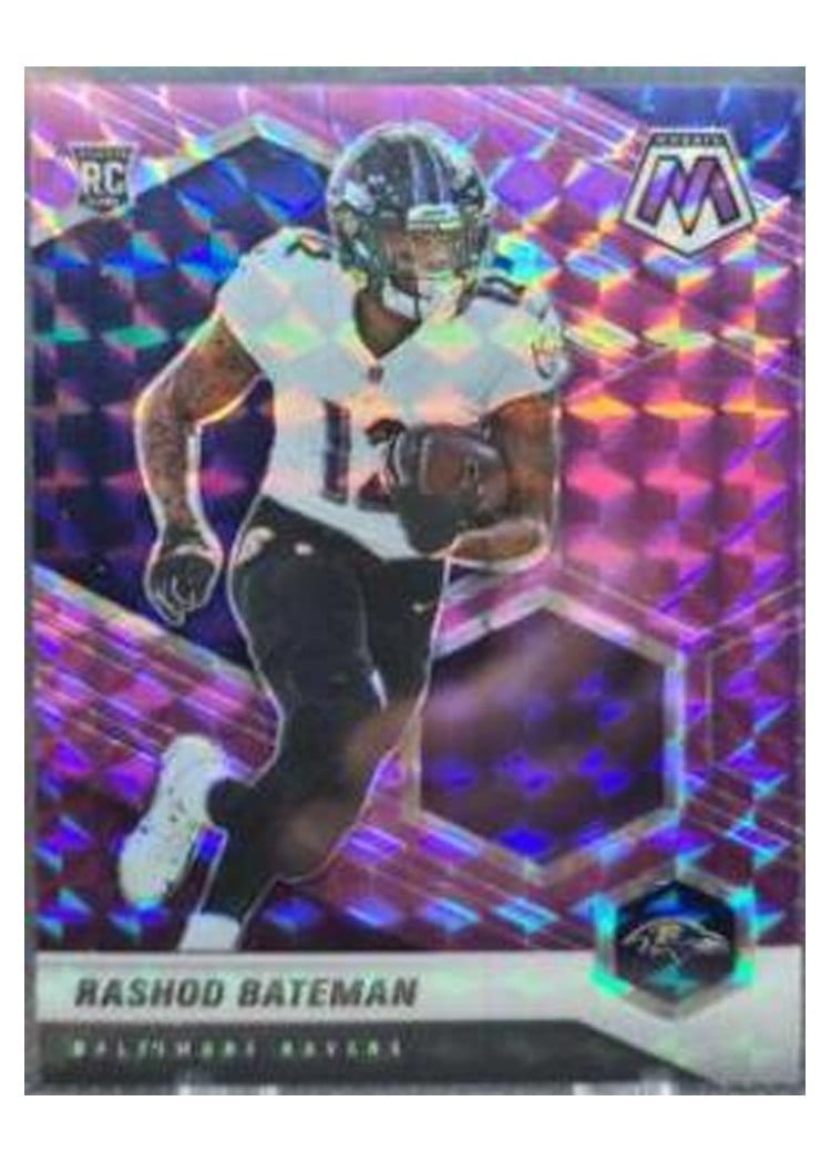 2021 Panini Mosaic Base Set Rashod Bateman #310 card