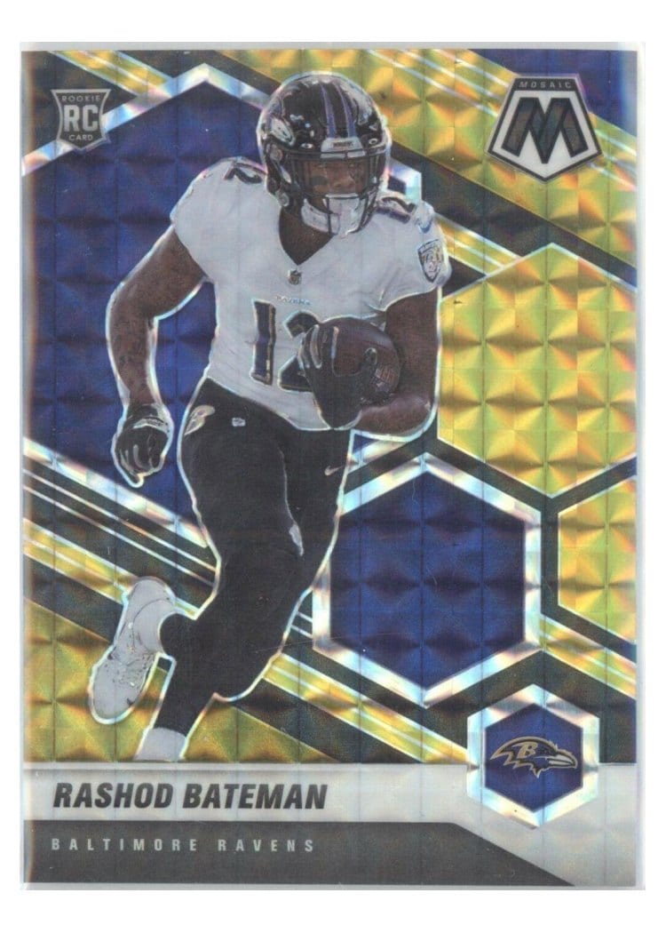 2021 Panini Mosaic Base Set Rashod Bateman #310 card