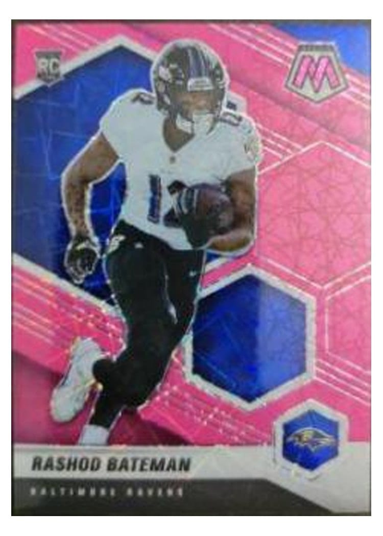 2021 Panini Mosaic Base Set Rashod Bateman #310 card