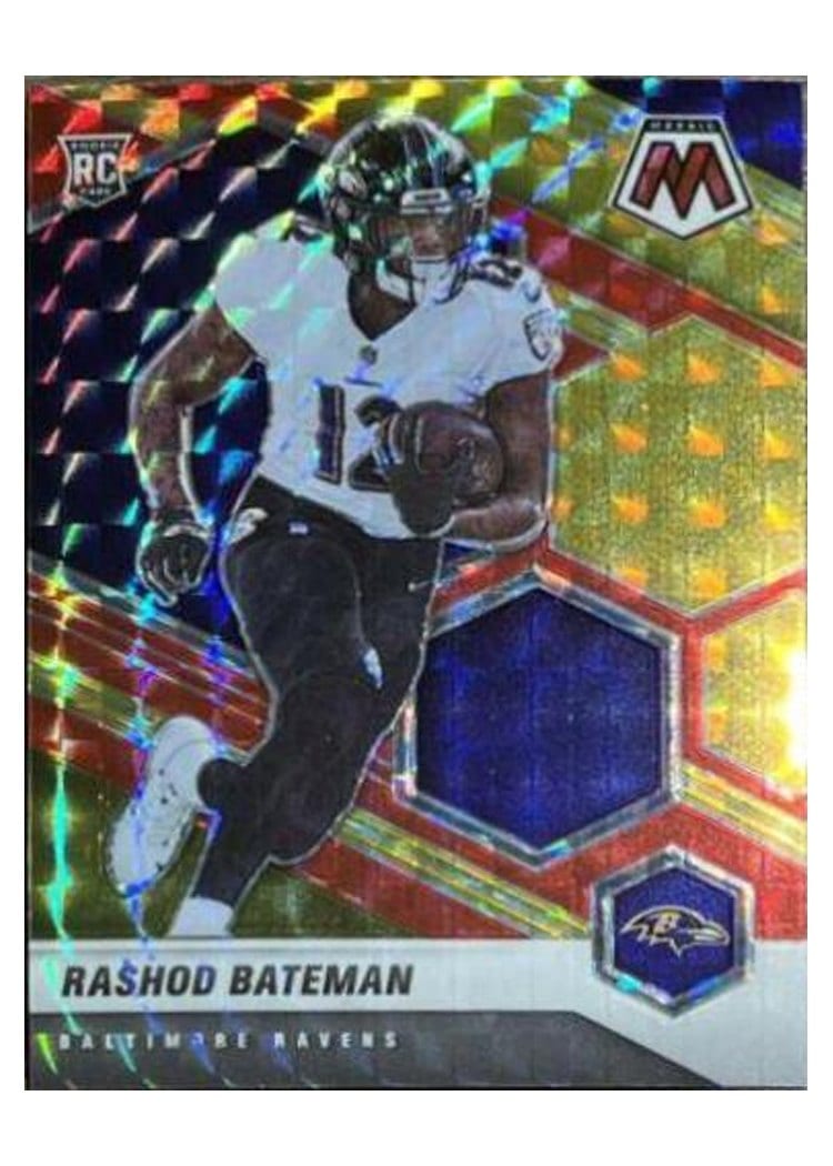 2021 Panini Mosaic Base Set Rashod Bateman #310 card