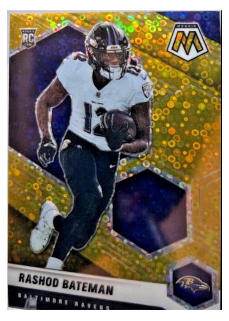 2021 Panini Mosaic Base Set Rashod Bateman #310 card