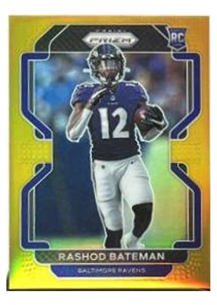 2021 Panini Prizm Base Set Rashod Bateman #340 card