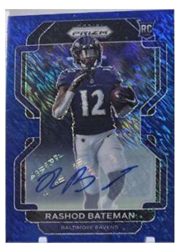 2021 Panini Prizm Base Set Rashod Bateman #340 card