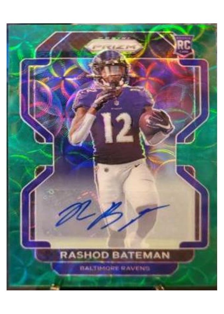 2021 Panini Prizm Base Set Rashod Bateman #340 card
