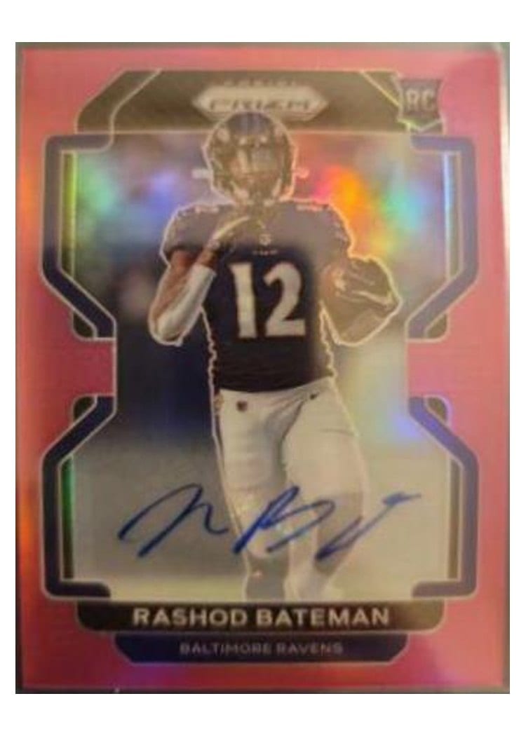2021 Panini Prizm Base Set Rashod Bateman #340 card