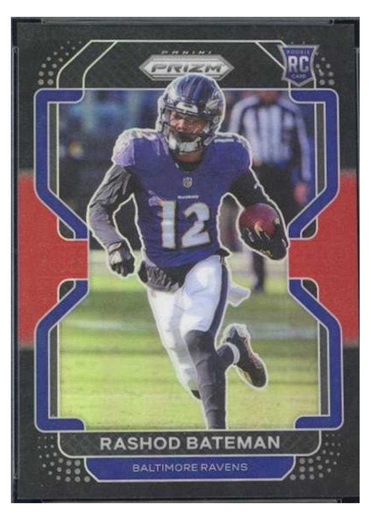 2021 Panini Prizm Base Set Rashod Bateman #340 card