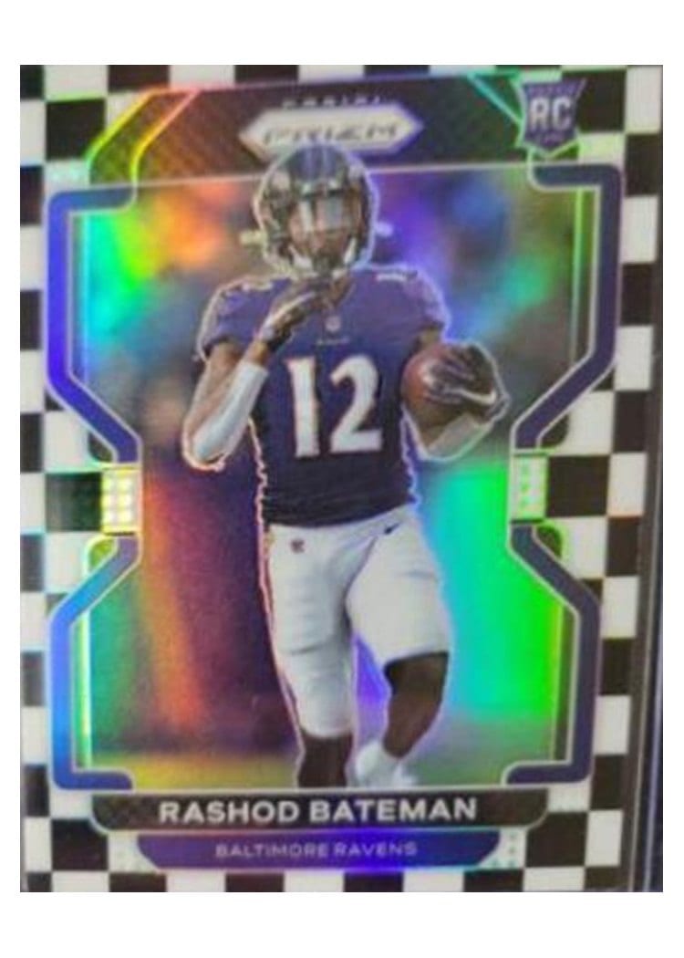 2021 Panini Prizm Base Set Rashod Bateman #340 card