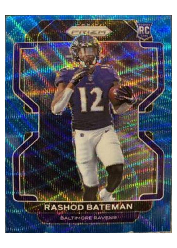 2021 Panini Prizm Base Set Rashod Bateman #340 card
