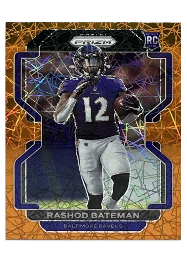 2021 Panini Prizm Base Set Rashod Bateman #340 card