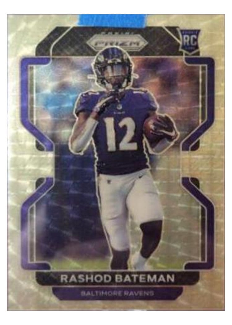 2021 Panini Prizm Base Set Rashod Bateman #340 card