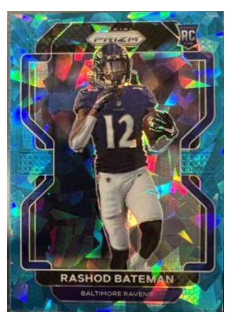 2021 Panini Prizm Base Set Rashod Bateman #340 card