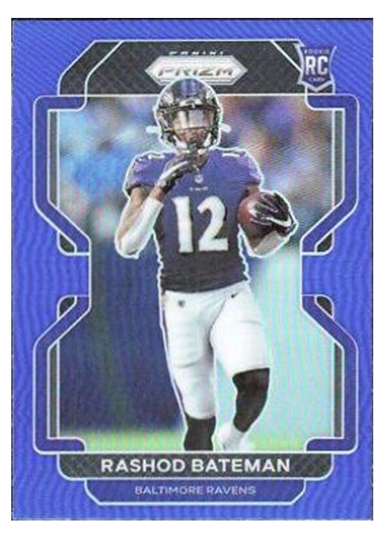 2021 Panini Prizm Base Set Rashod Bateman #340 card