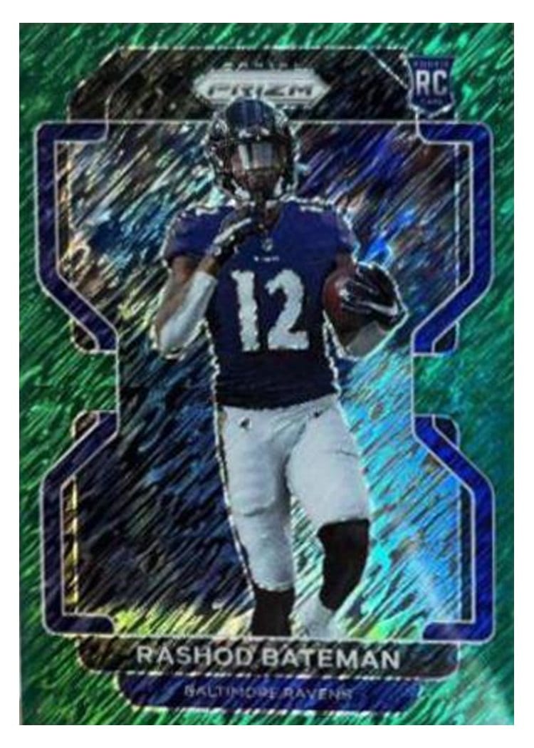 2021 Panini Prizm Base Set Rashod Bateman #340 card