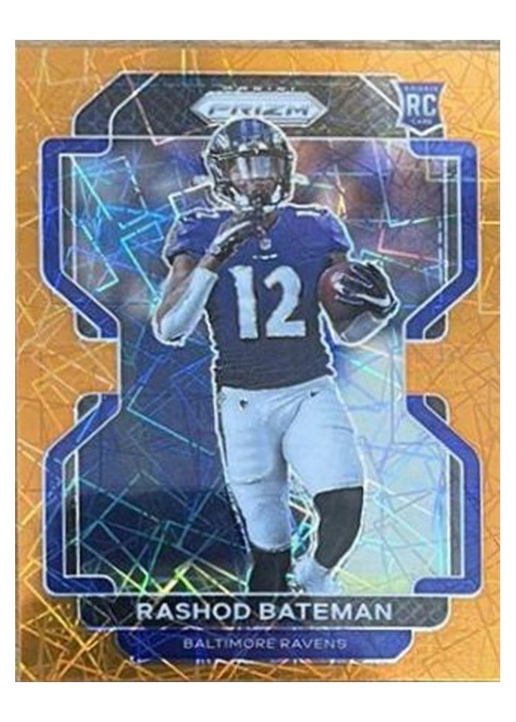 2021 Panini Prizm Base Set Rashod Bateman #340 card