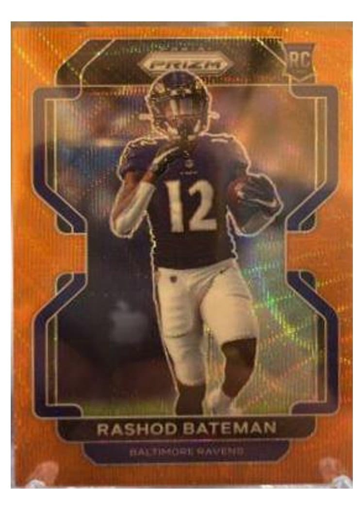 2021 Panini Prizm Base Set Rashod Bateman #340 card