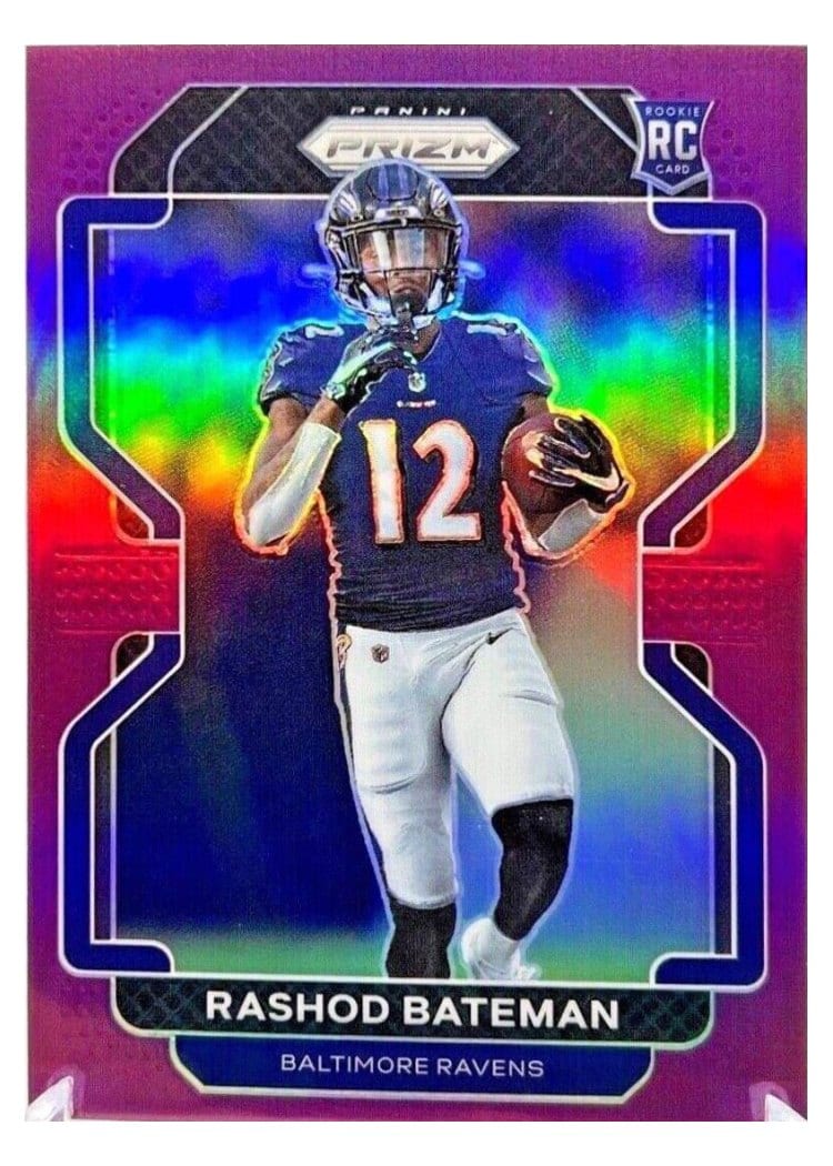 2021 Panini Prizm Base Set Rashod Bateman #340 card