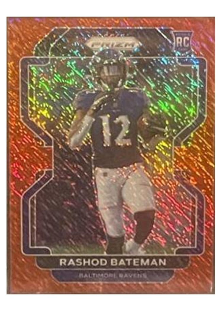 2021 Panini Prizm Base Set Rashod Bateman #340 card