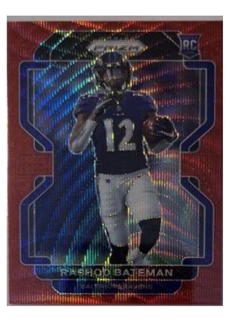2021 Panini Prizm Base Set Rashod Bateman #340 card