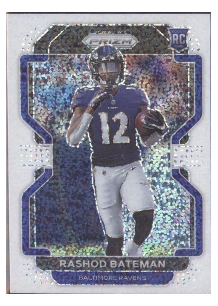 2021 Panini Prizm Base Set Rashod Bateman #340 card