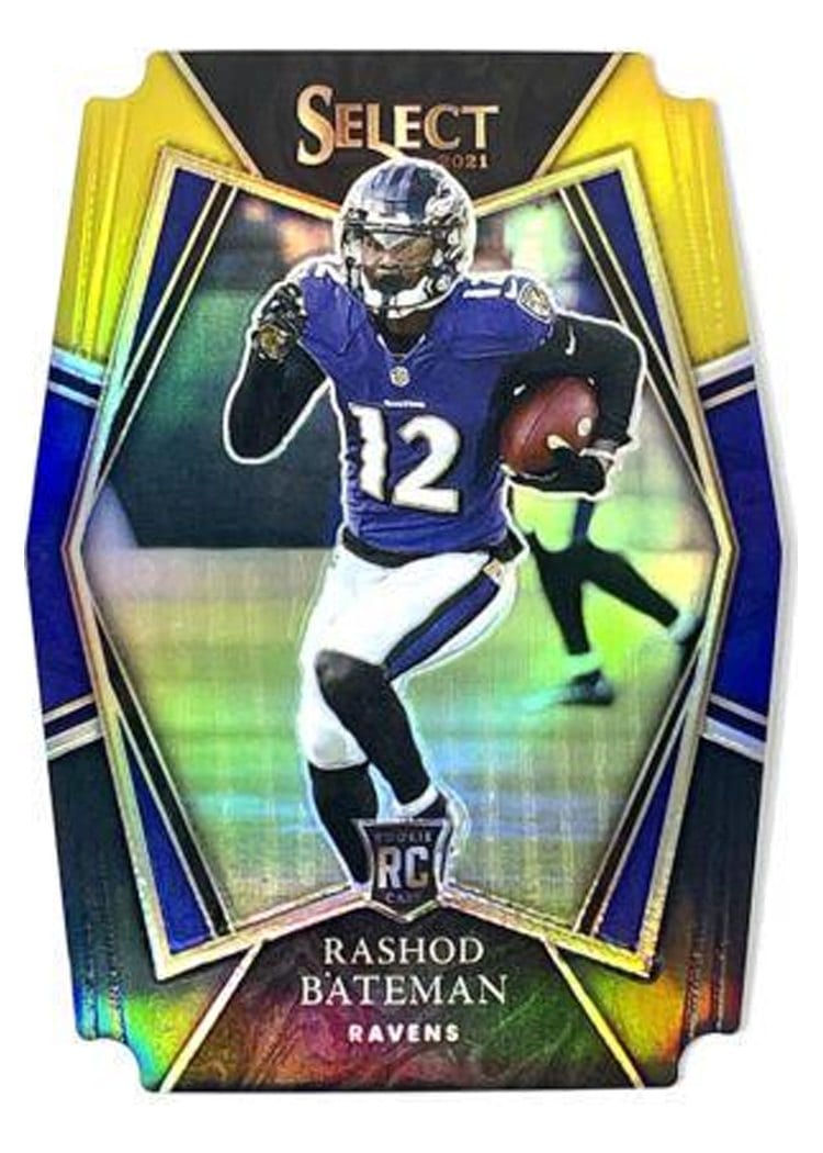 2021 Panini Select Base Set Rashod Bateman #155 card