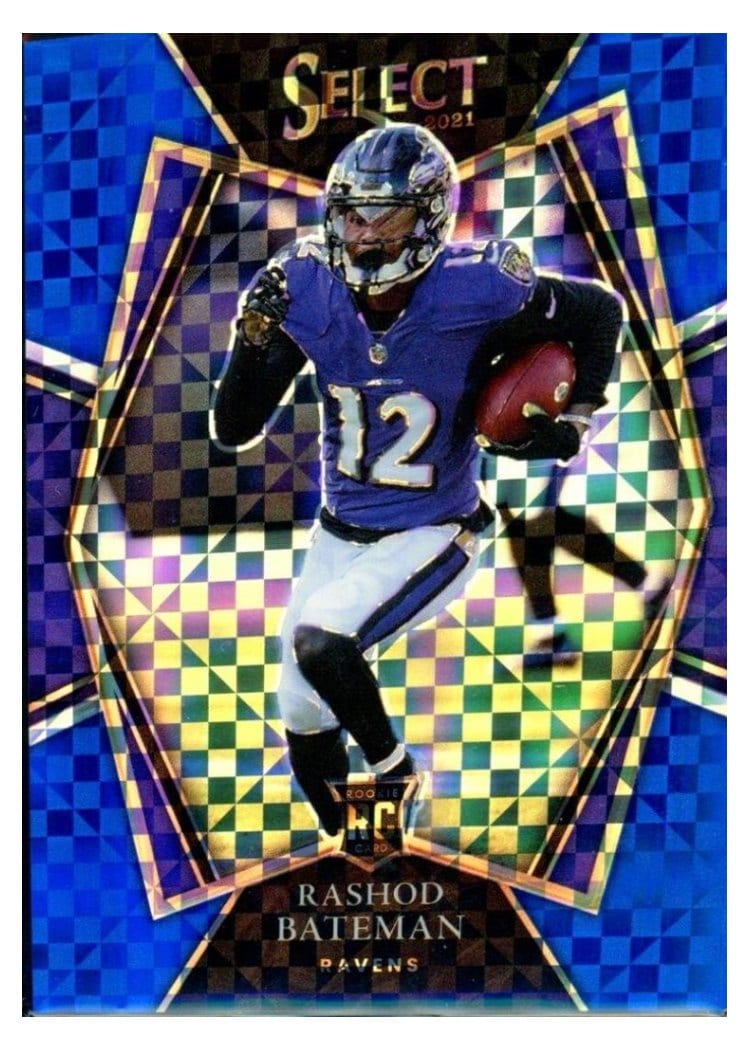 2021 Panini Select Base Set Rashod Bateman #155 card