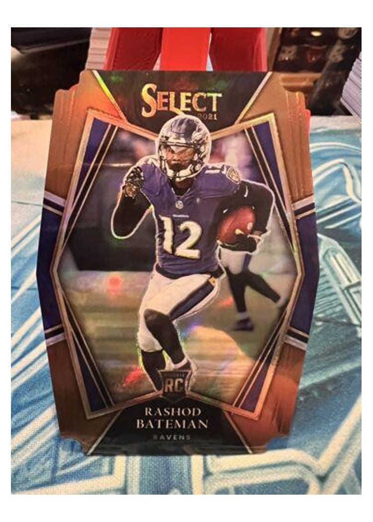 2021 Panini Select Base Set Rashod Bateman #155 card
