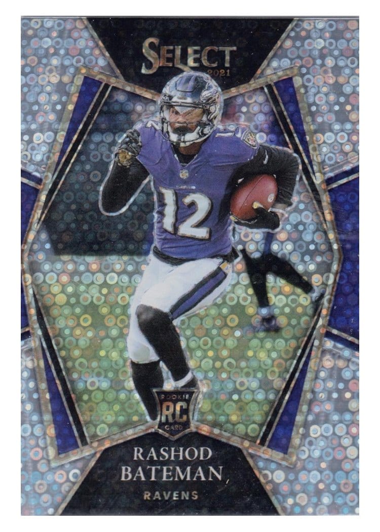 2021 Panini Select Base Set Rashod Bateman #155 card