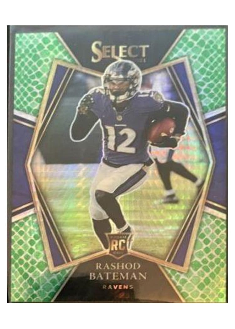 2021 Panini Select Base Set Rashod Bateman #155 card