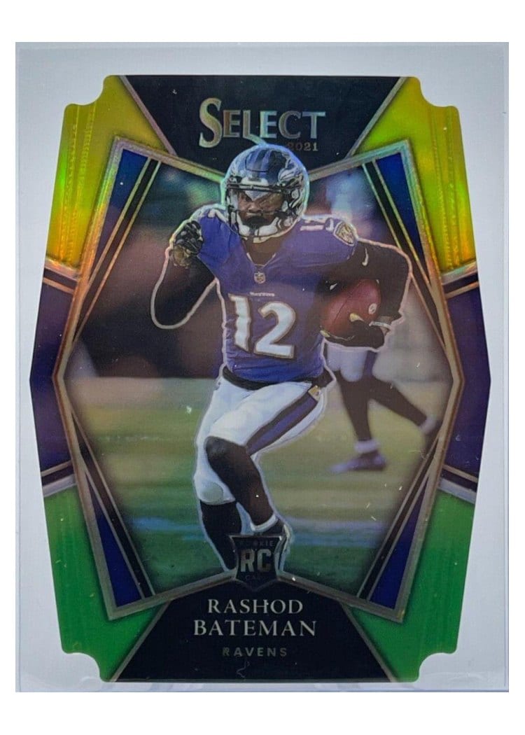 2021 Panini Select Base Set Rashod Bateman #155 card