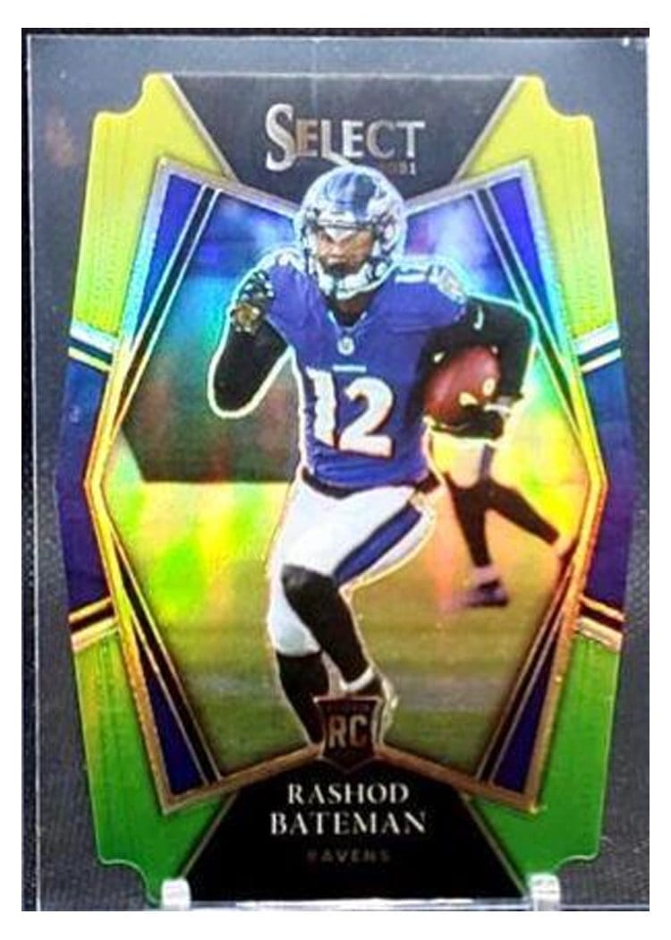 2021 Panini Select Base Set Rashod Bateman #155 card