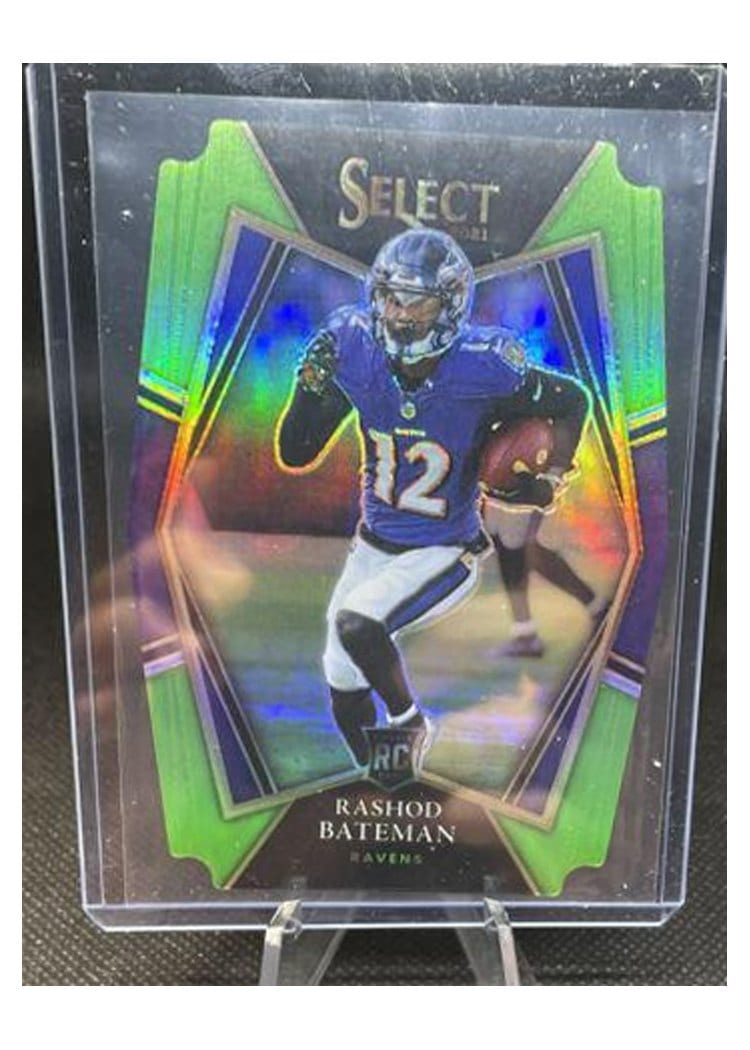 2021 Panini Select Base Set Rashod Bateman #155 card