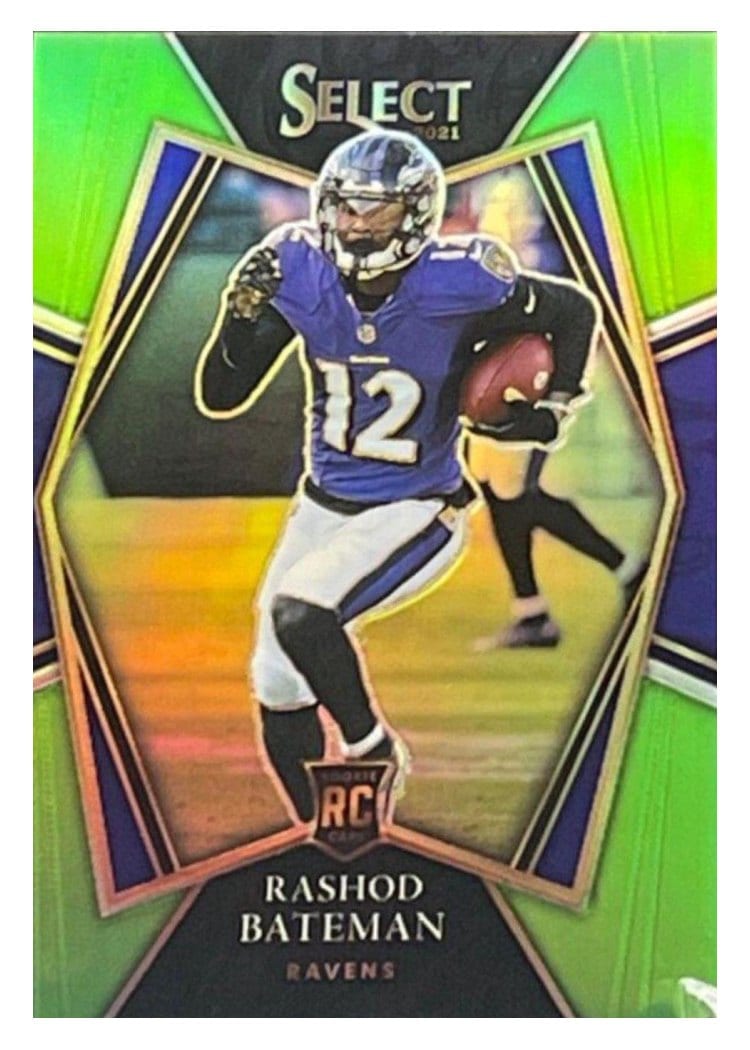 2021 Panini Select Base Set Rashod Bateman #155 card