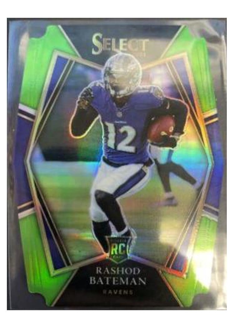 2021 Panini Select Base Set Rashod Bateman #155 card